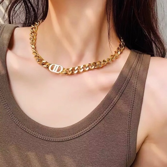 💛18K gold plated db necklace - Picture 2 of 7